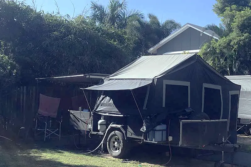 CAMPING IN MACKAY WITH A CAMPER TRAILER